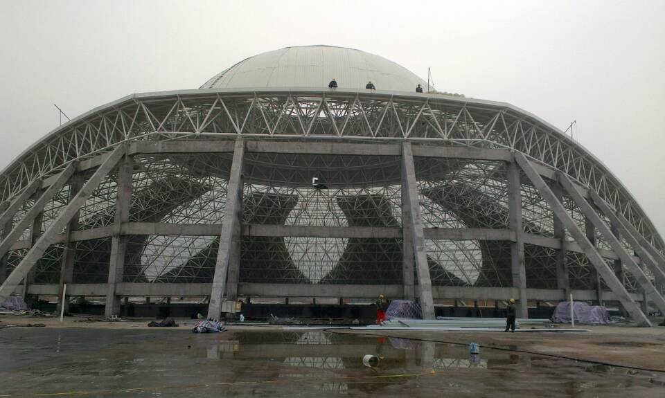 石首温泉馆网架工程